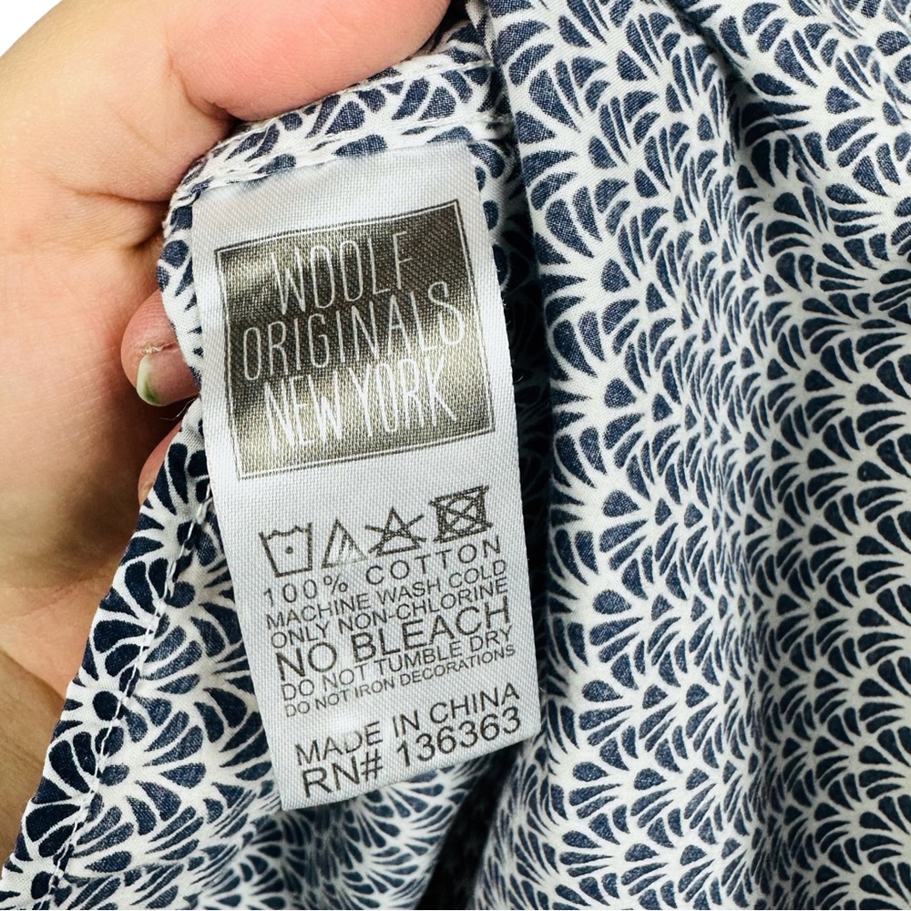 Won Woolf Original All Over Print Long Sleeve But… - image 8